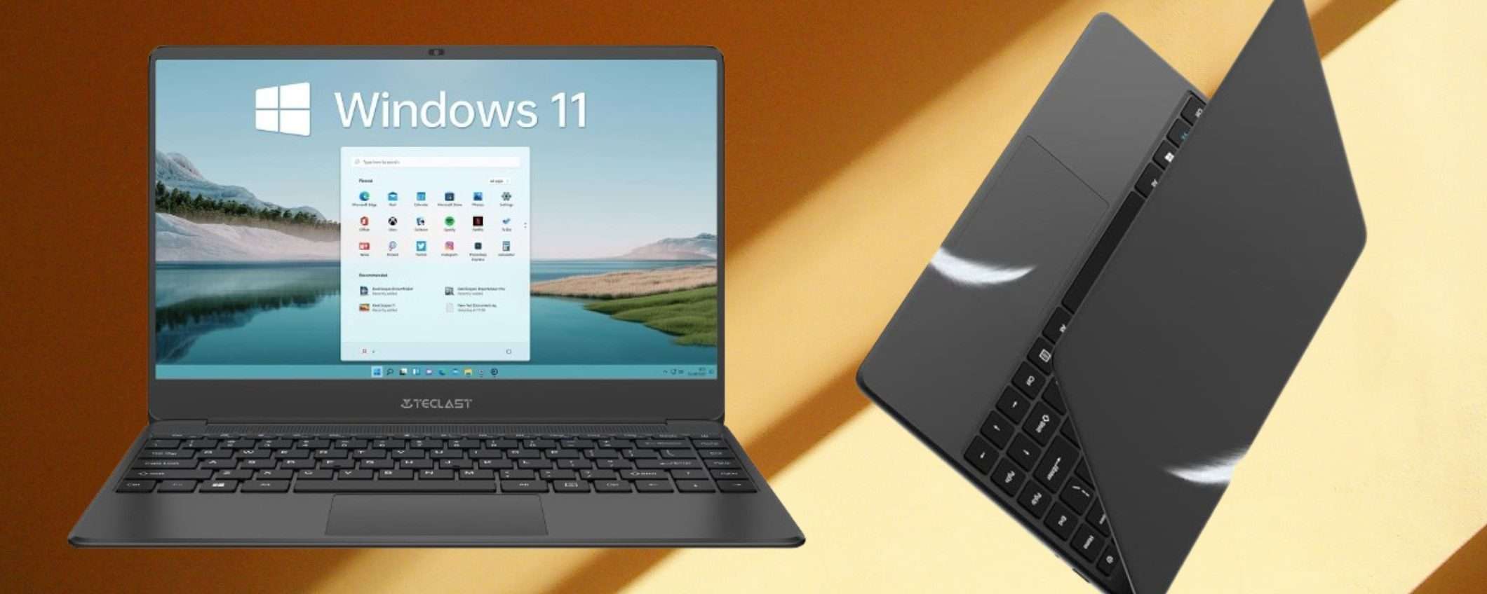 Con 219€ prendi un laptop PAZZESCO: 8/256GB, Windows 11 e design PREMIUM