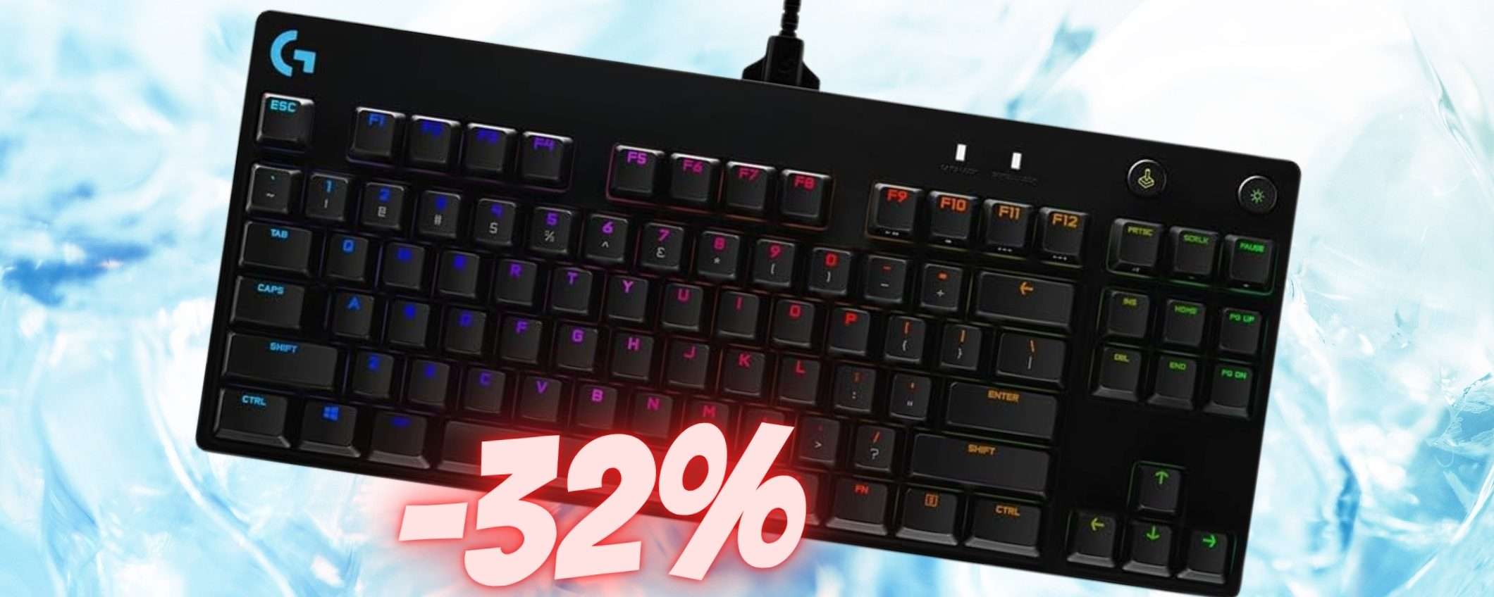 Logitech G PRO TKL: la tastiera da gaming EVOLUTA in OFFERTA al 32% Logitech G PRO TKL: la tastiera da gaming EVOLUTA in OFFERTA al 32%
