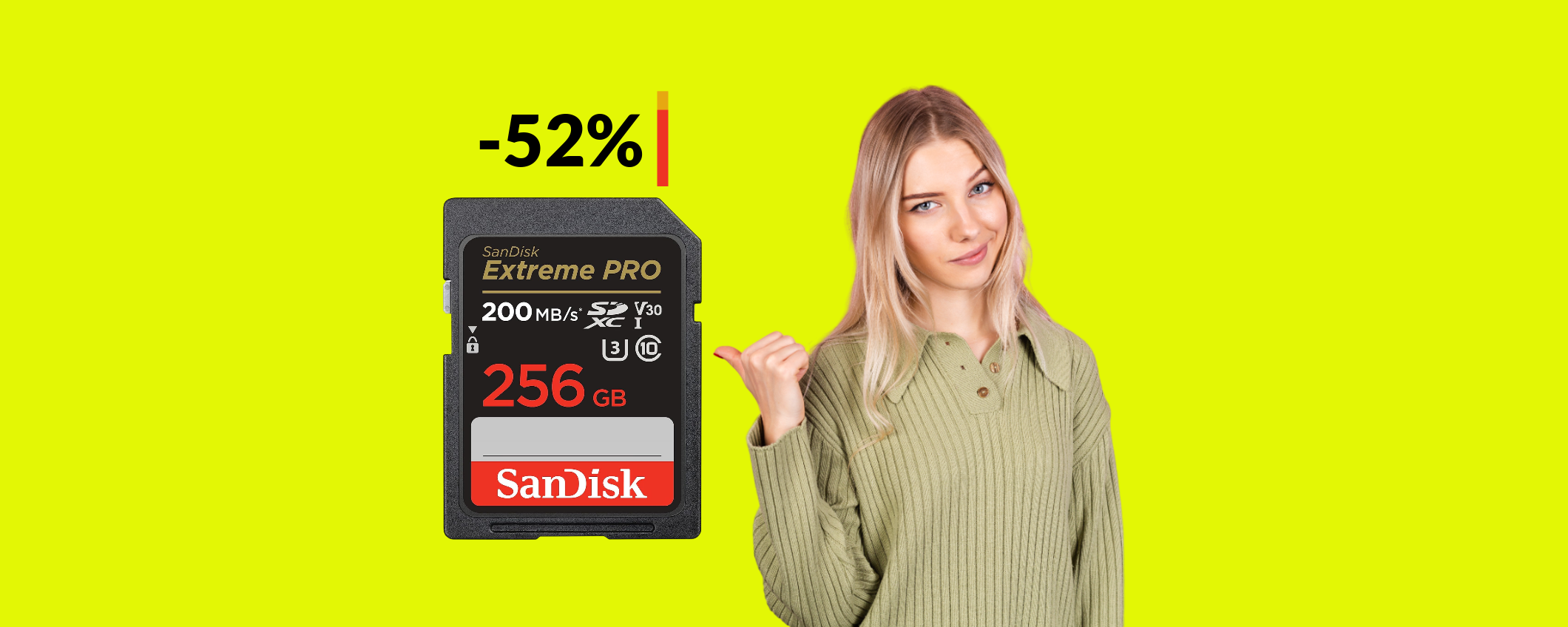 Scheda SD 256GB, velocissima e resistente: la MIGLIORE a 57€
