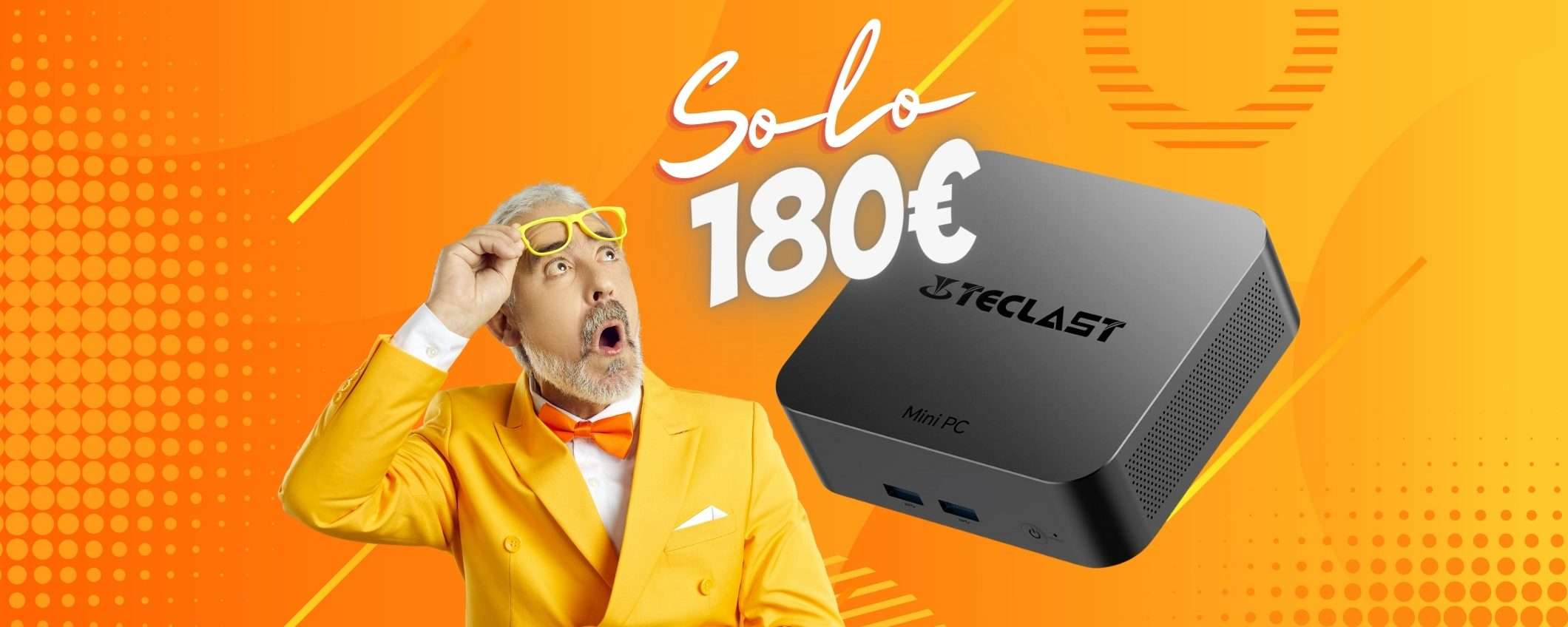 Mini PC MOSTRUOSO, con 16GB di RAM e SSD da 512GB a soli 180€