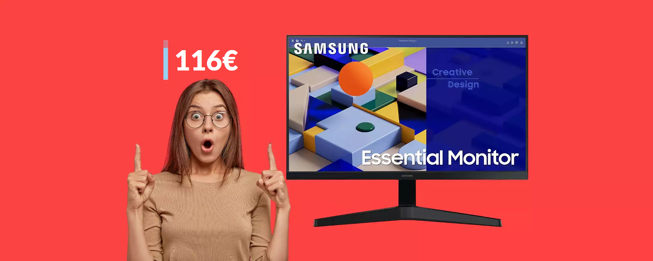 Monitor FHD Samsung 27'': tuo a 116€ con le Offerte di Primavera