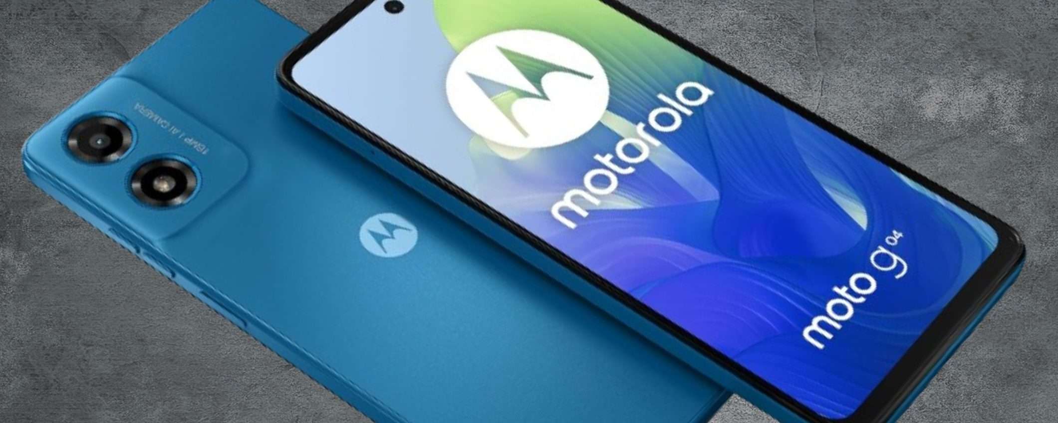 Motorola Moto G04, offerta bomba: il prezzo CROLLA sotto i 100€