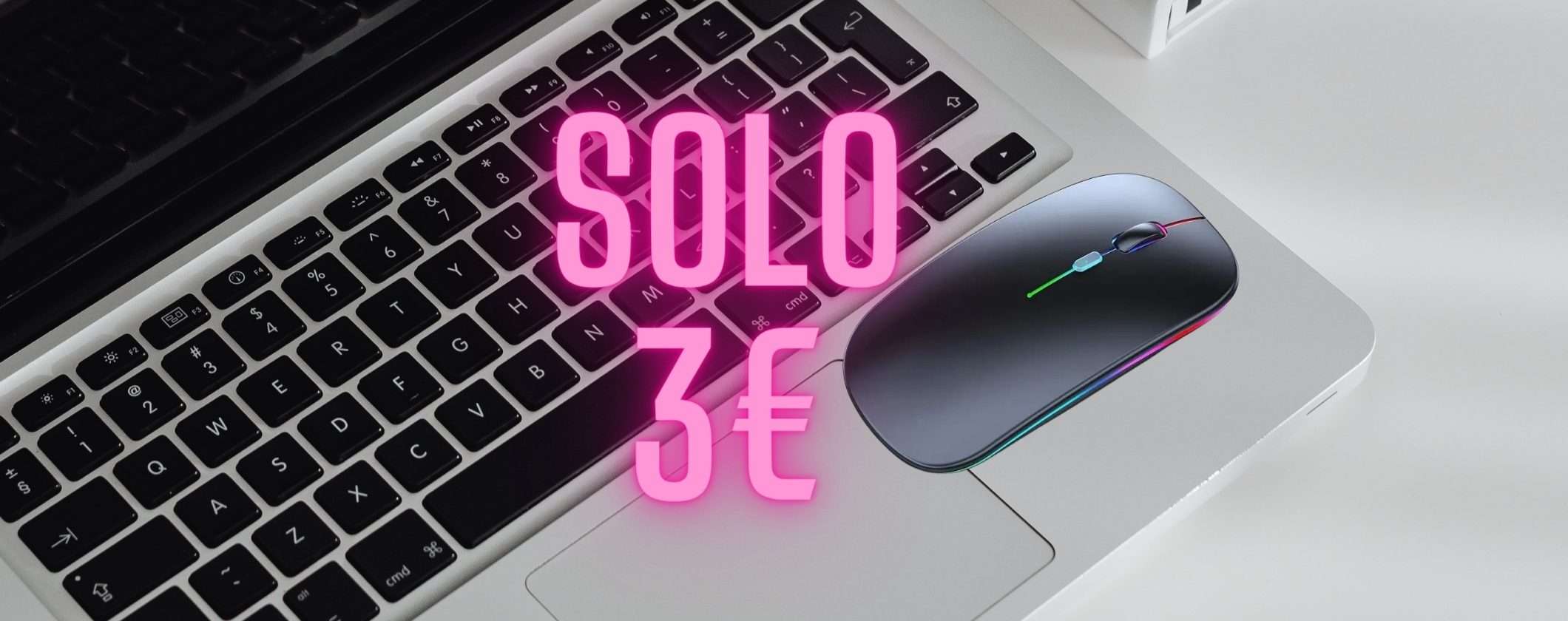 Mouse Wireless Gaming e Lavoro a soli 3€ su TEMU Mouse Wireless Gaming e Lavoro a soli 3€ su TEMU