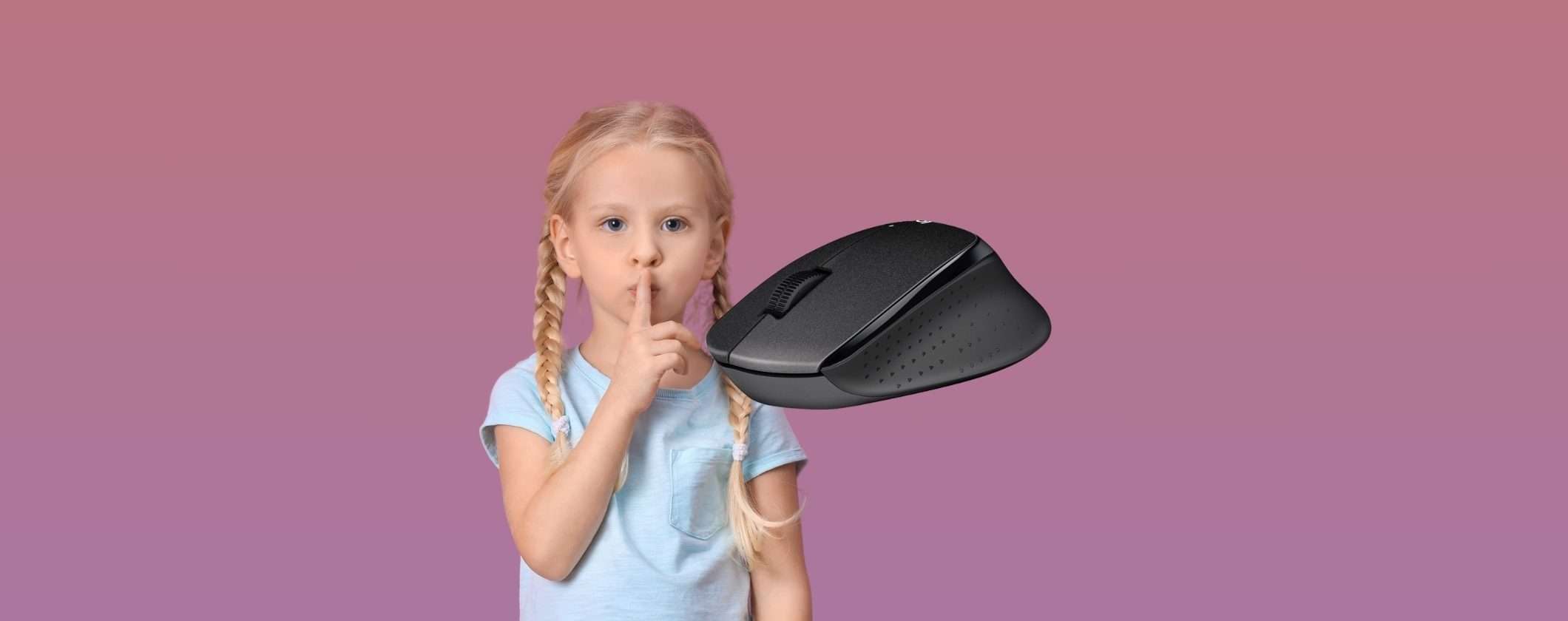 Mouse Wireless Logitech M330 Silent Plus al 50% di sconto su Amazon