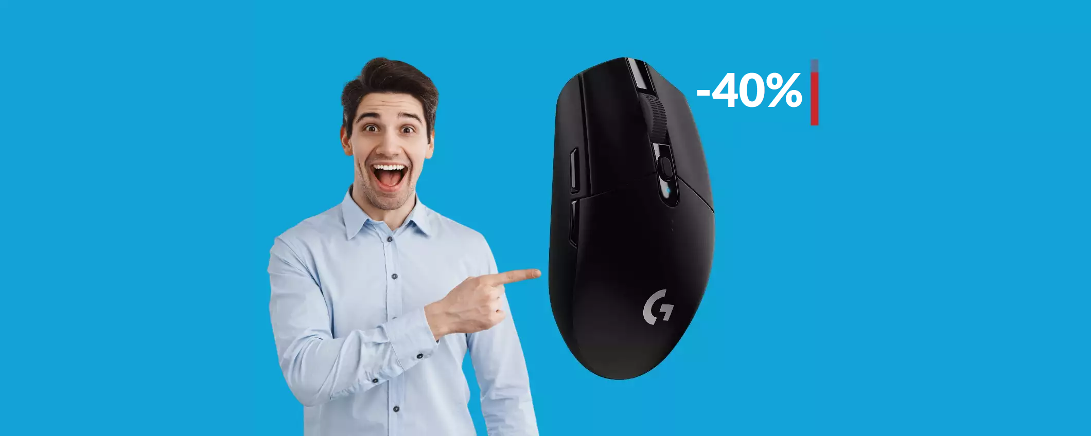 Mouse Logitech con tasti programmabili: precisione assoluta (44€)