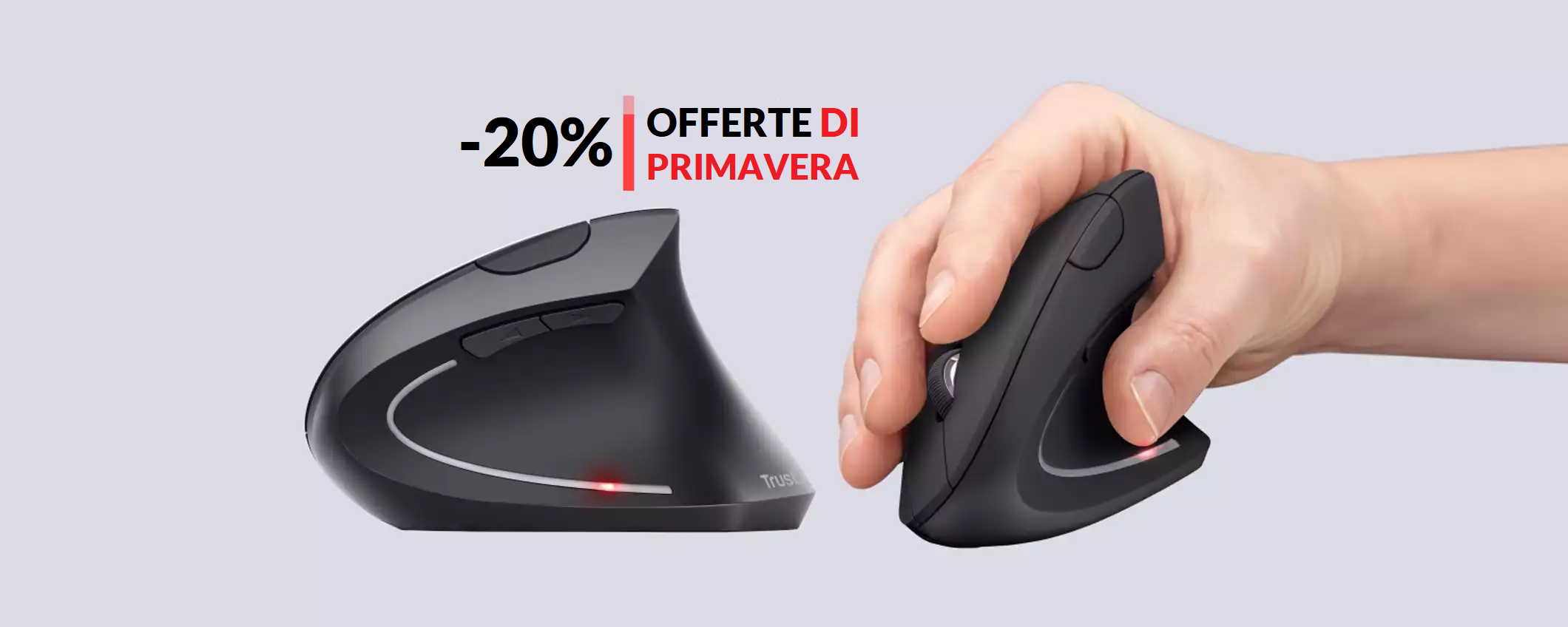 Mouse Wireless VERTICALE: è un SOLLIEVO per il polso (19€) Mouse Wireless VERTICALE: è un SOLLIEVO per il polso (19€)