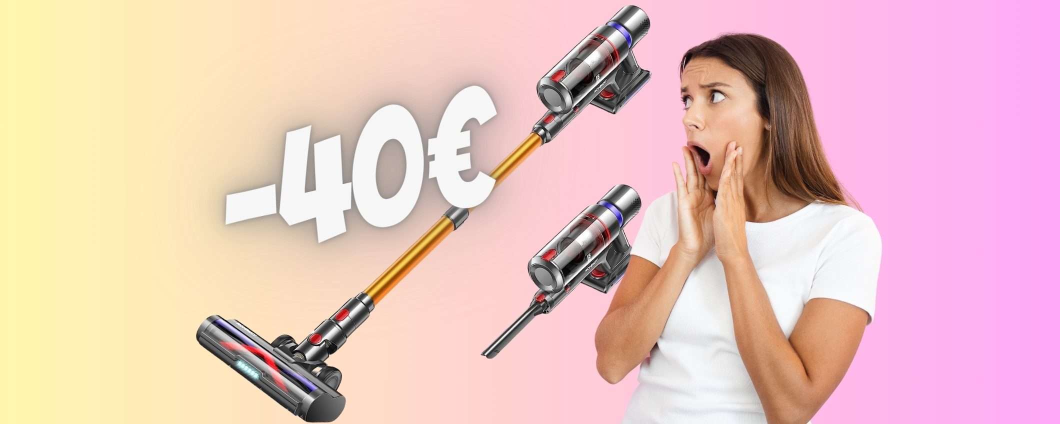 OFFERTA BOMBA su Amazon per questo aspirapolvere senza fili (-40€) OFFERTA BOMBA su Amazon per questo aspirapolvere senza fili (-40€)
