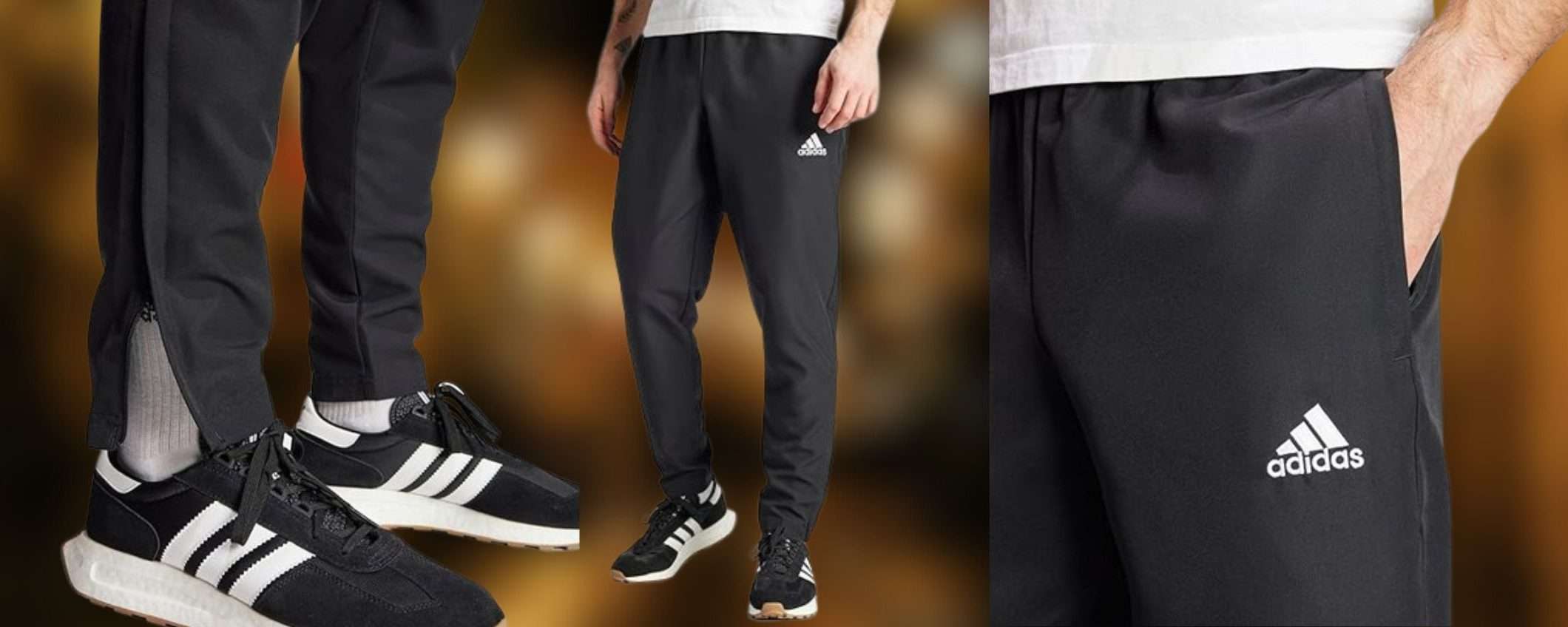 Pantaloni Adidas a 20€ su Amazon: stile e praticità a prezzo RIDICOLO