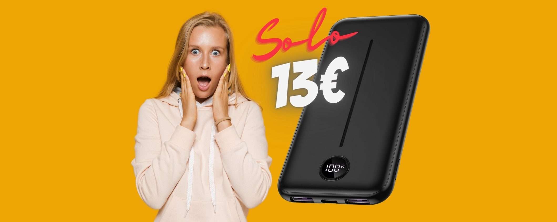 Power Bank ULTRA POTENTE, sottile e leggero a SOLI 13€ Power Bank ULTRA POTENTE, sottile e leggero a SOLI 13€