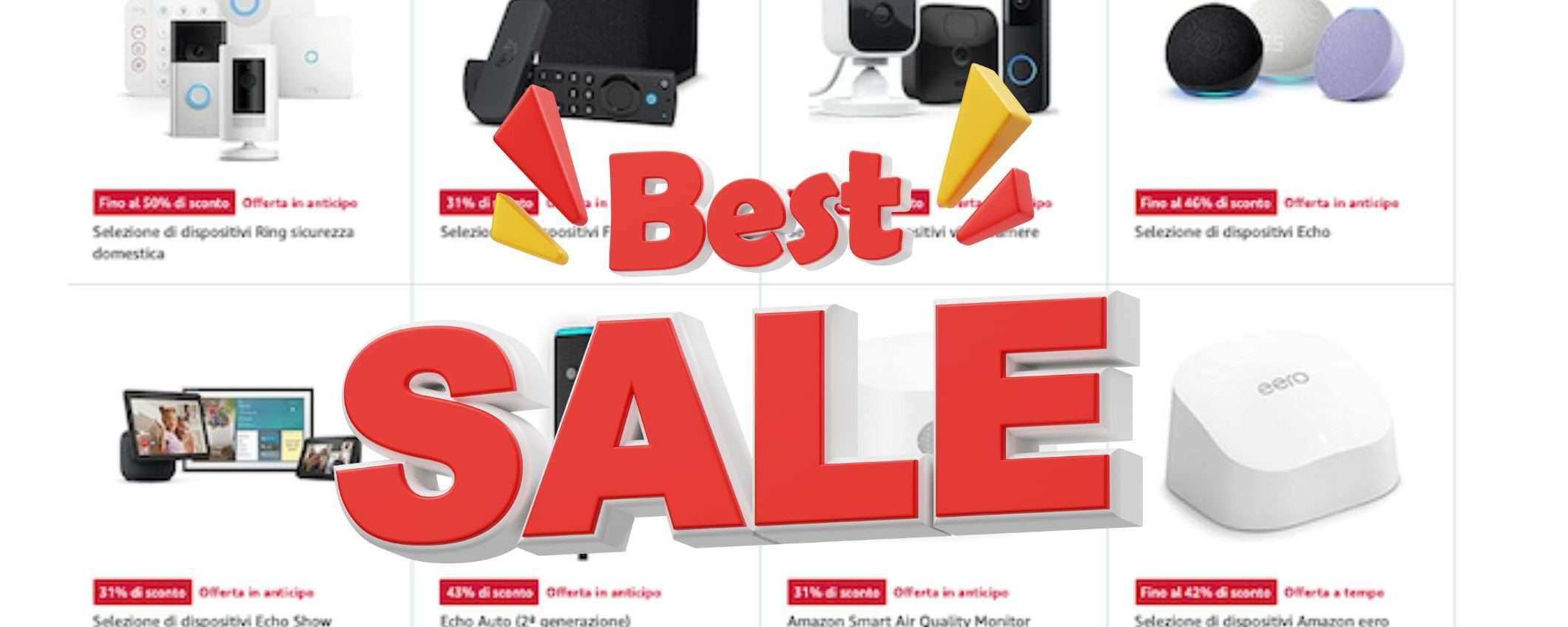 Amazon SVUOTA TUTTO: tecnologia PREMIUM da 15€ a 55€ (Offerte di Primavera)