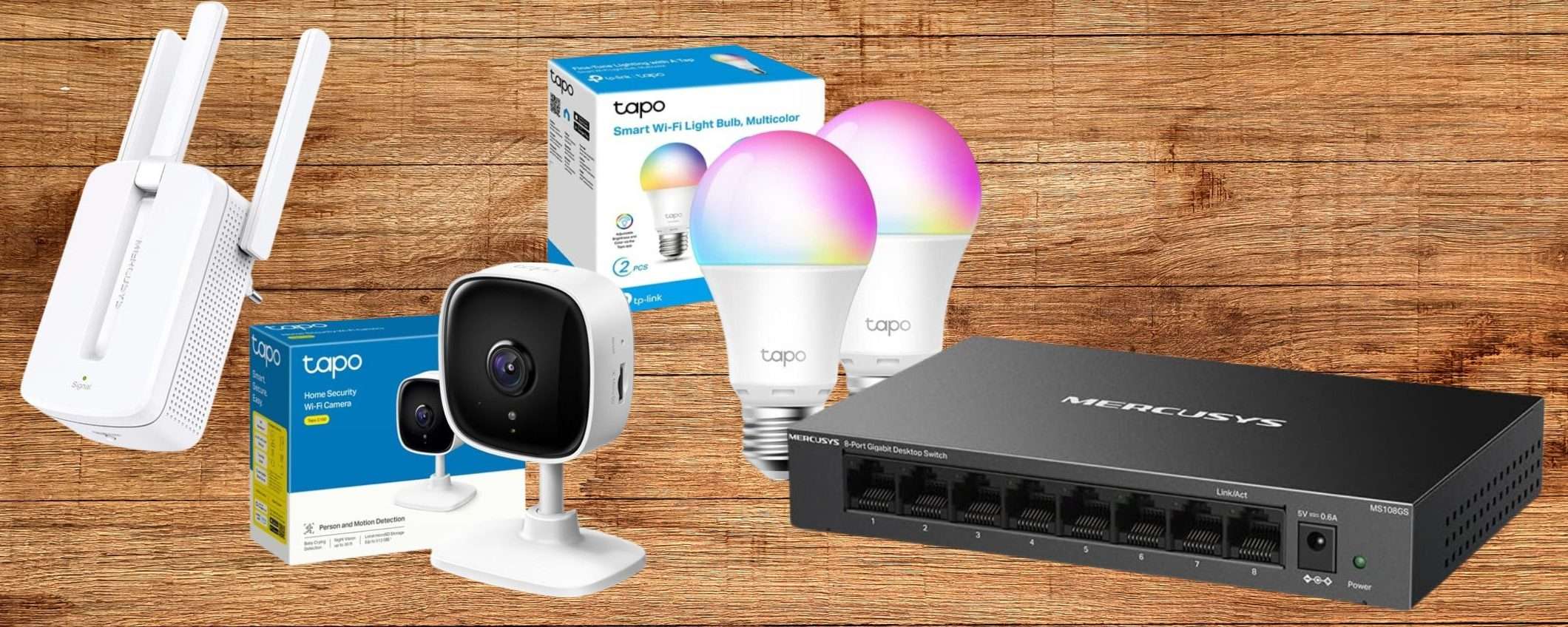 TP-Link da 7,49€ a 27,99€ su Amazon: tecnologia in SVUOTA MAGAZZINO pazzesco