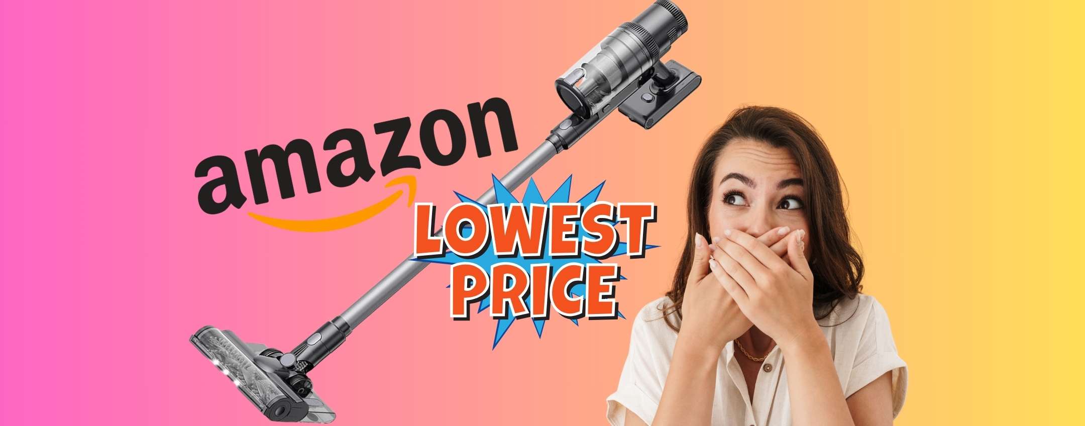 Proscenic P11 Lite Aspirapolvere Senza Fili - 40KPa, 40 Minuti Autonomia, Spazzola Anti-Groviglio, Per Peli E Polvere