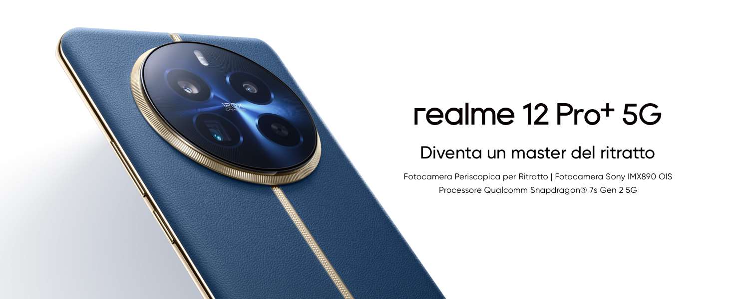 Realme 12 Pro+ 5G, con il COUPON risparmi: stupendo e potente Realme 12 Pro+ 5G, con il COUPON risparmi: stupendo e potente