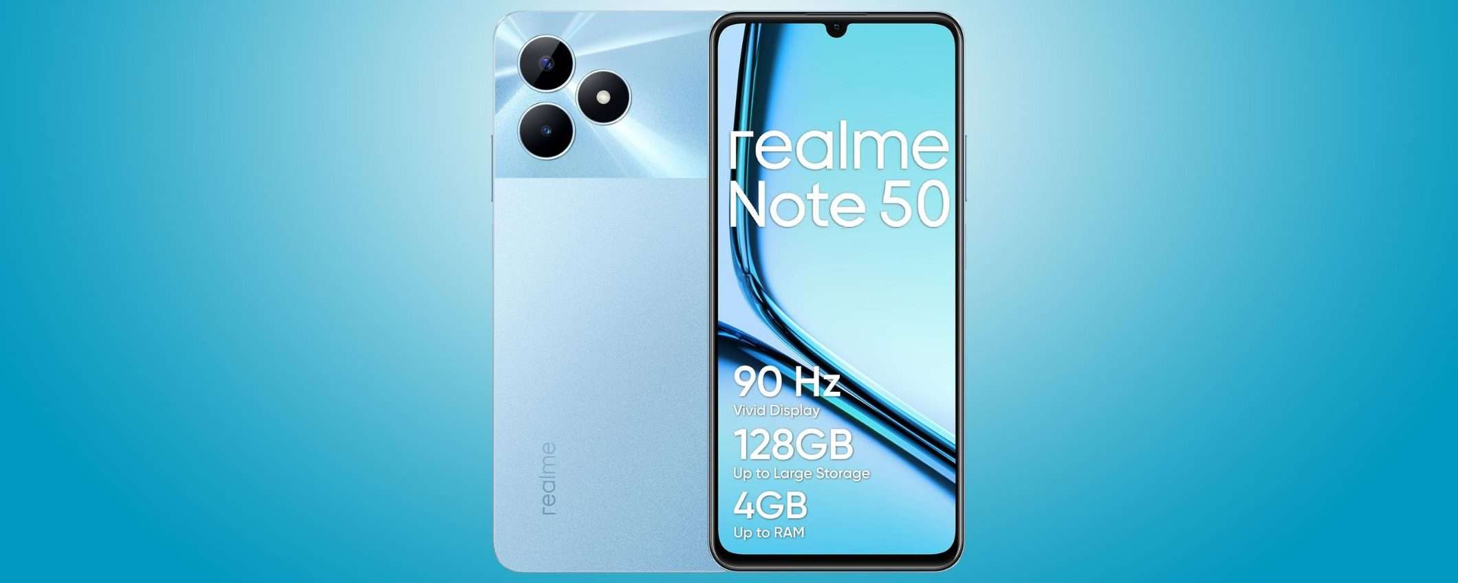 realme Note 50: sconto da RECORD su Amazon, tuo a soli 93€