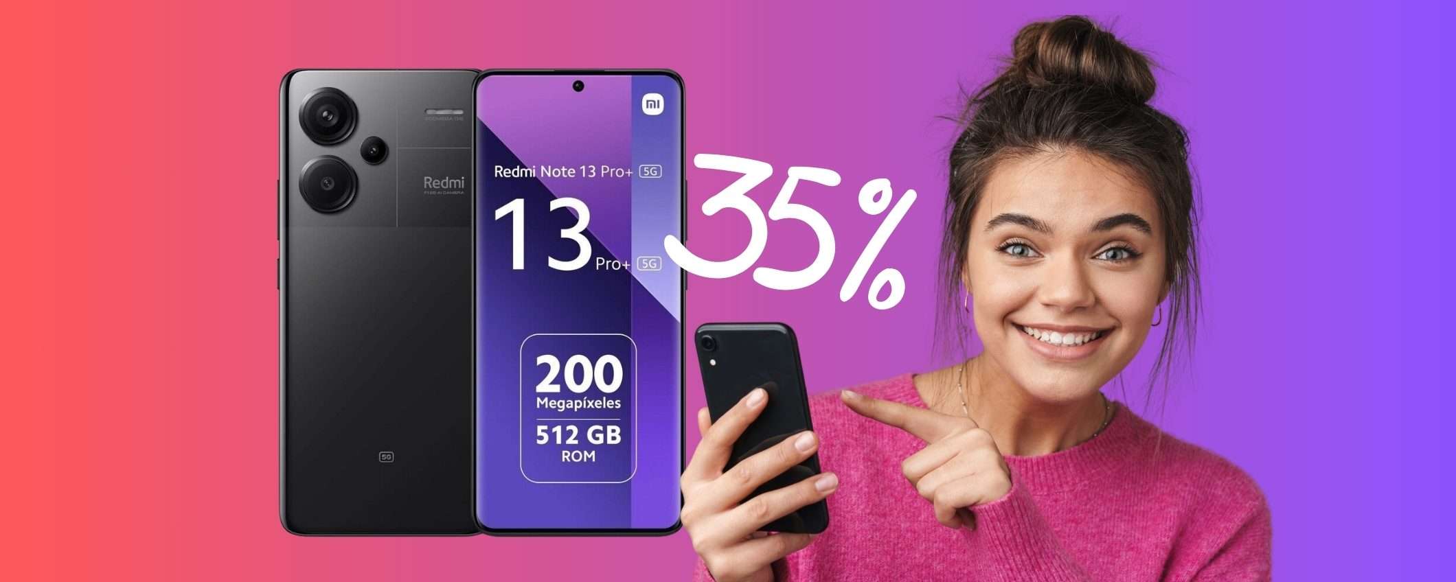 Redmi Note 13 Pro+ 5G da 265GB a PREZZO TAGLIATO su eBay Redmi Note 13 Pro+ 5G da 265GB a PREZZO TAGLIATO su eBay