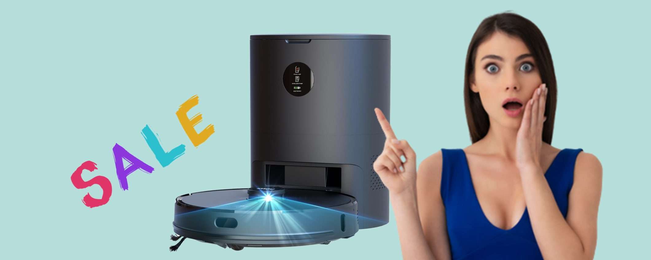 Robot aspirapolvere 3 in 1: sconto TOP del 15%, anche a rate! Robot aspirapolvere 3 in 1: sconto TOP del 15%, anche a rate!
