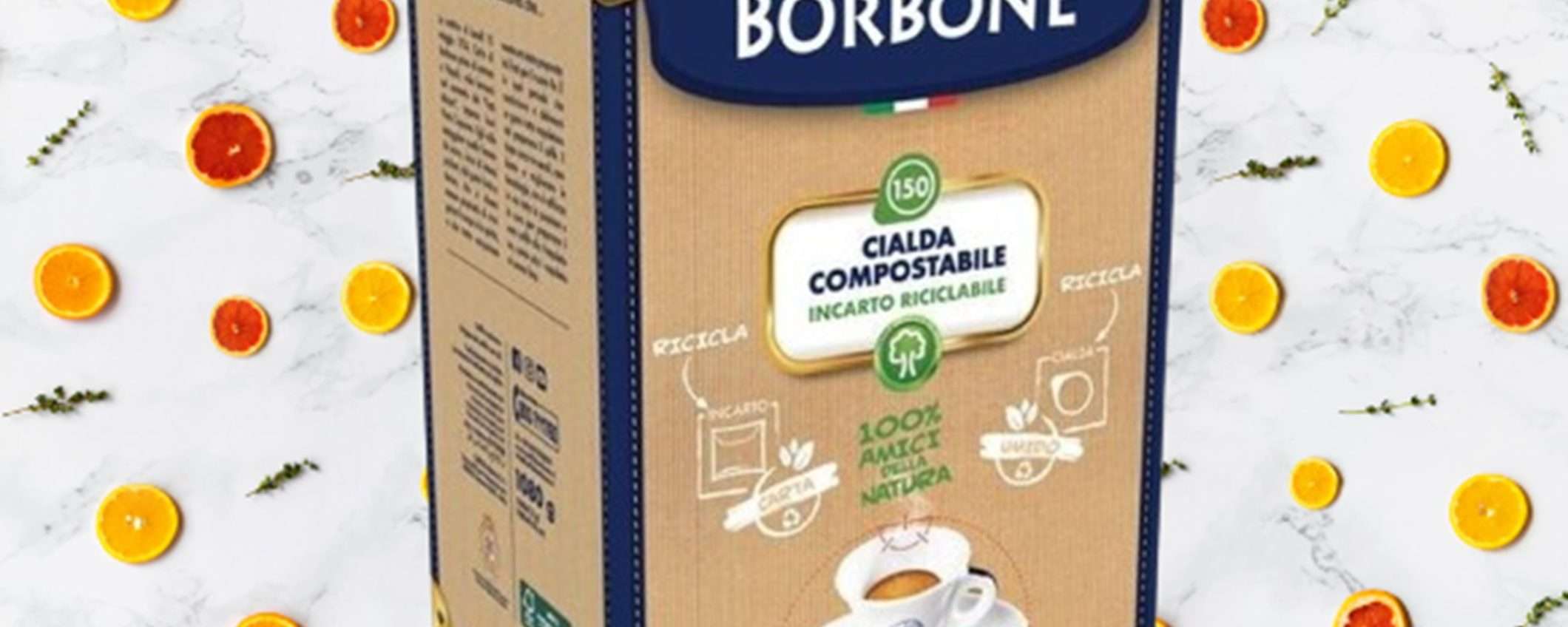 Caffè Borbone Miscela Nera: 150 cialde compostabili scontate del 24%