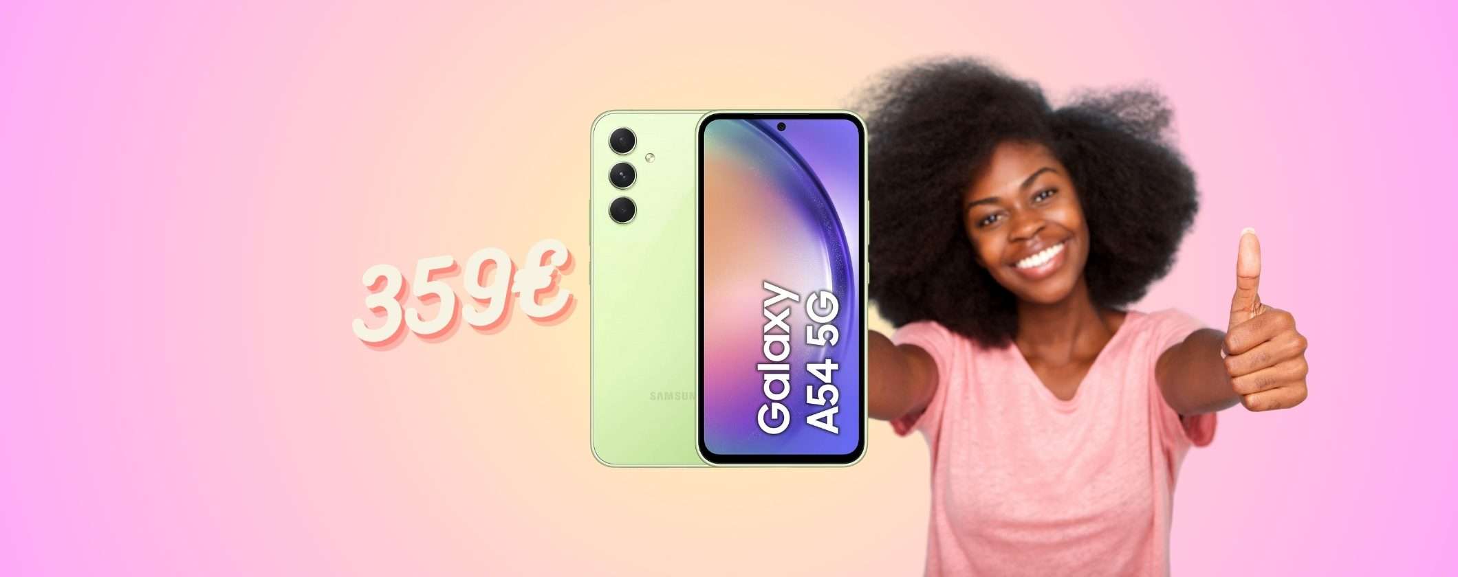 Samsung Galaxy A54, Super Outlet MediaWorld: solo 359€ Samsung Galaxy A54, Super Outlet MediaWorld: solo 359€