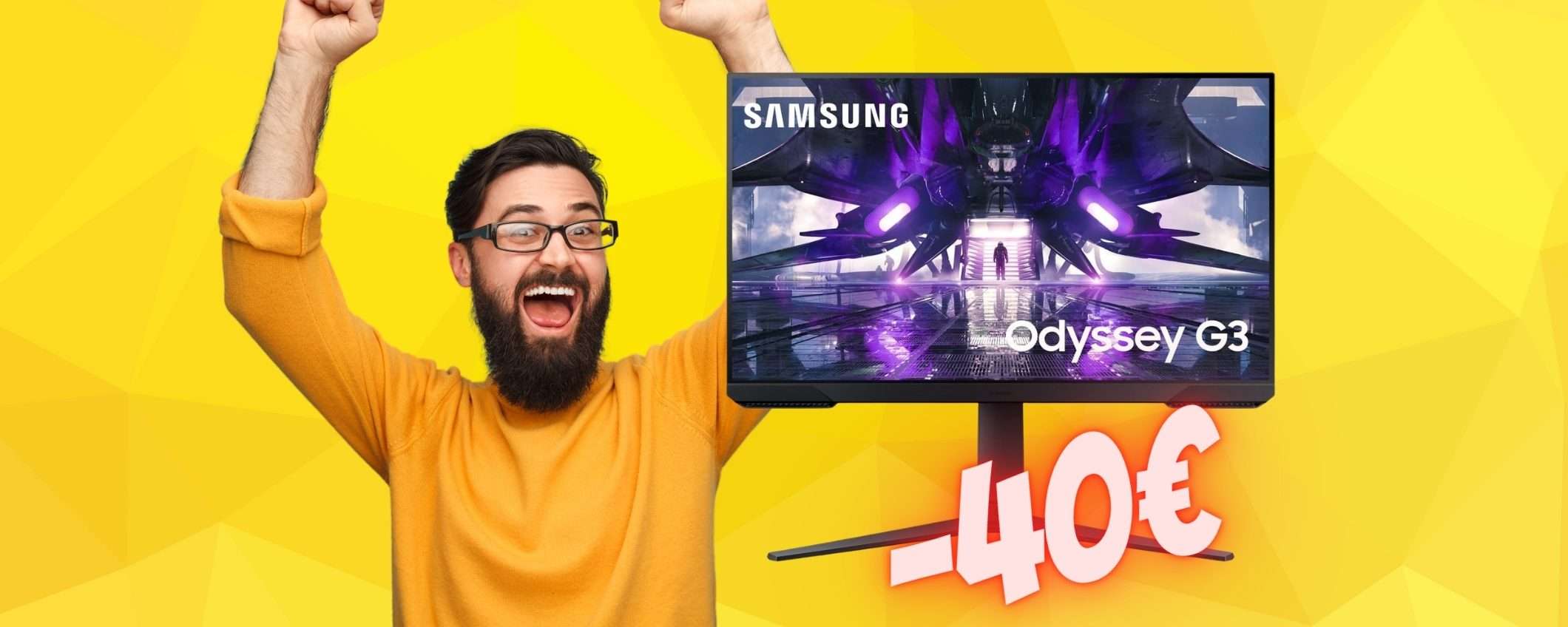 Samsung Odyssey G3: lo SPETTACOLARE monitor gaming che vogliono tutti Samsung Odyssey G3: lo SPETTACOLARE monitor gaming che vogliono tutti