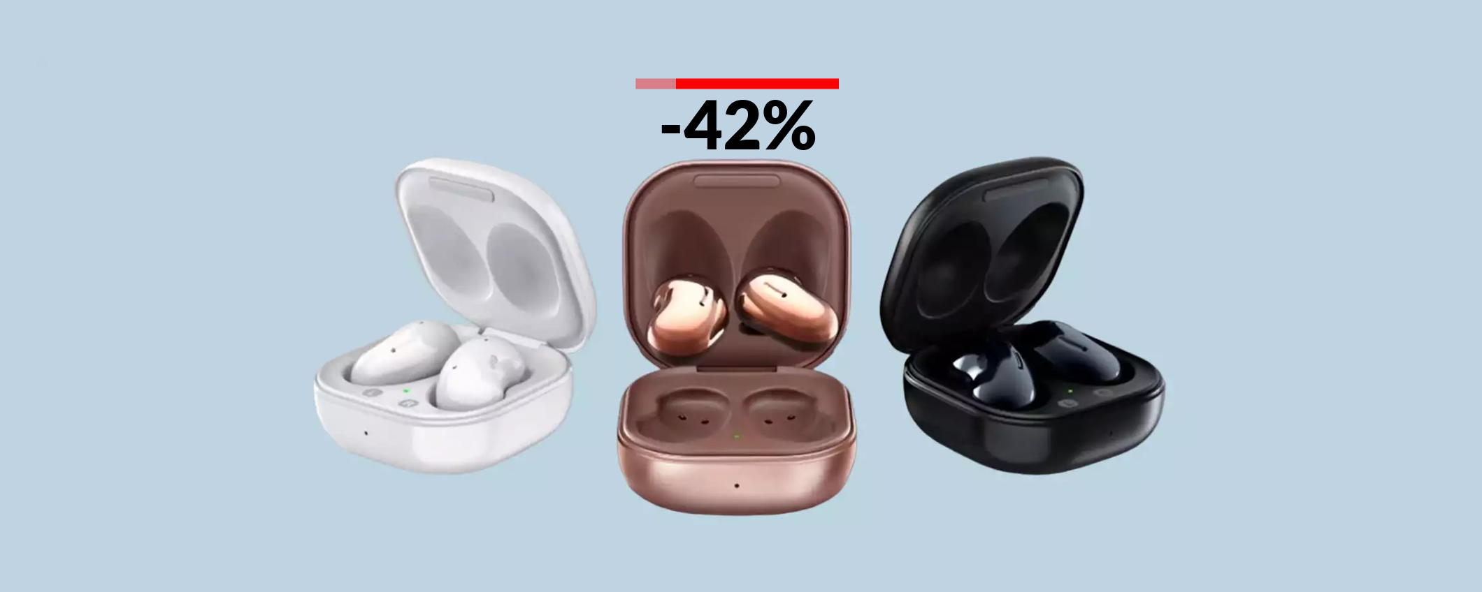 Samsung Galaxy Buds Live oggi a prezzo quasi DIMEZZATO Samsung Galaxy Buds Live oggi a prezzo quasi DIMEZZATO