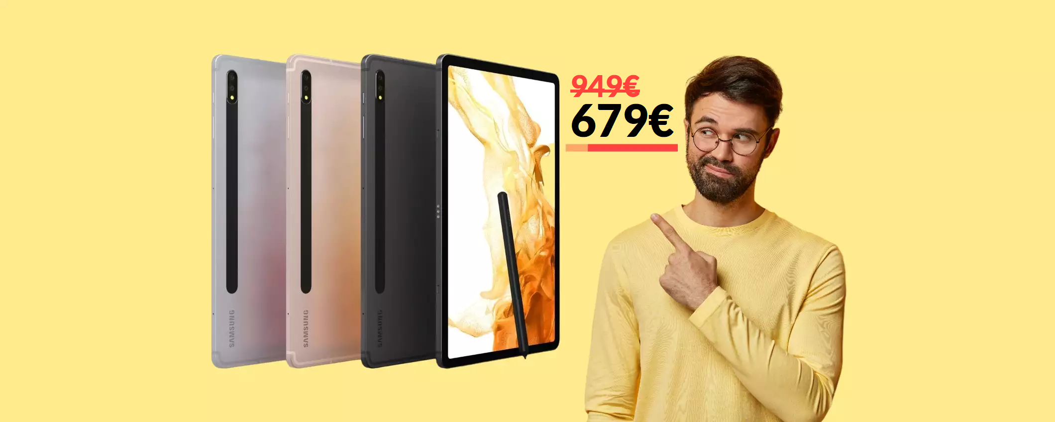 Samsung Galaxy Tab S8: il momento per acquistarlo è ADESSO