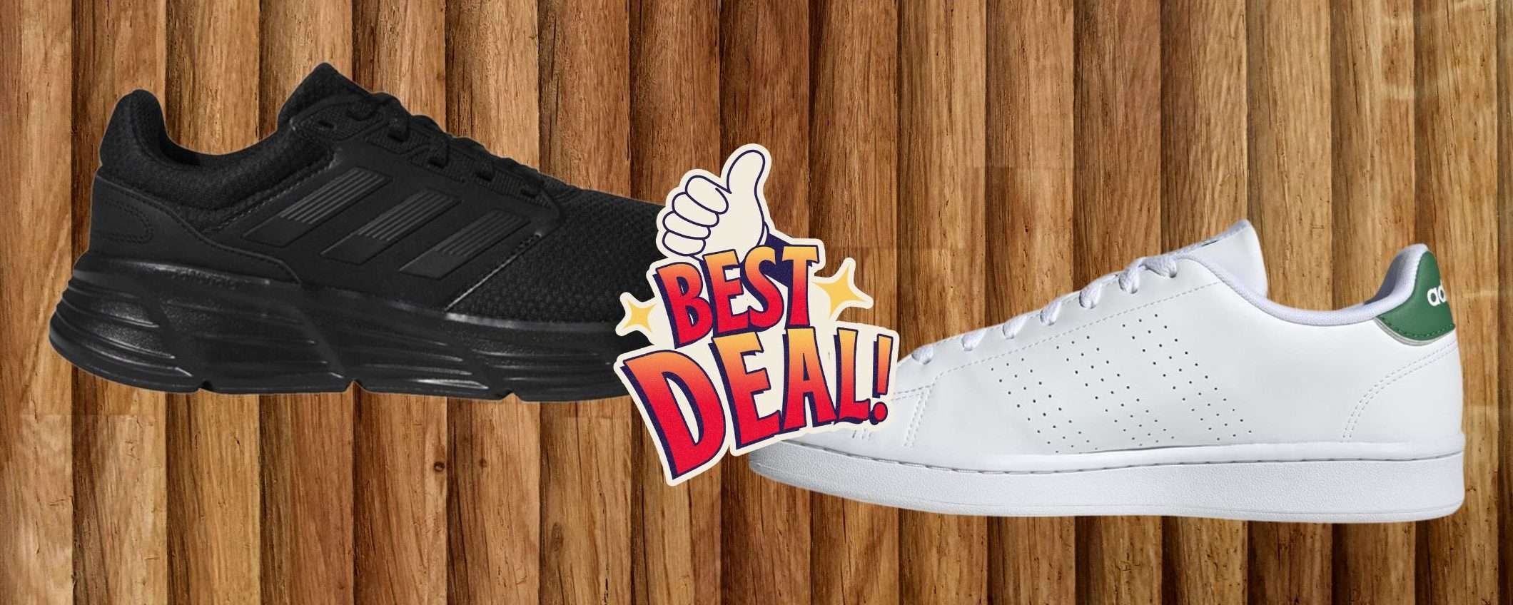 Adidas da 38€ su Amazon: scarpe qualità TOP in SVENDITA sorprendente