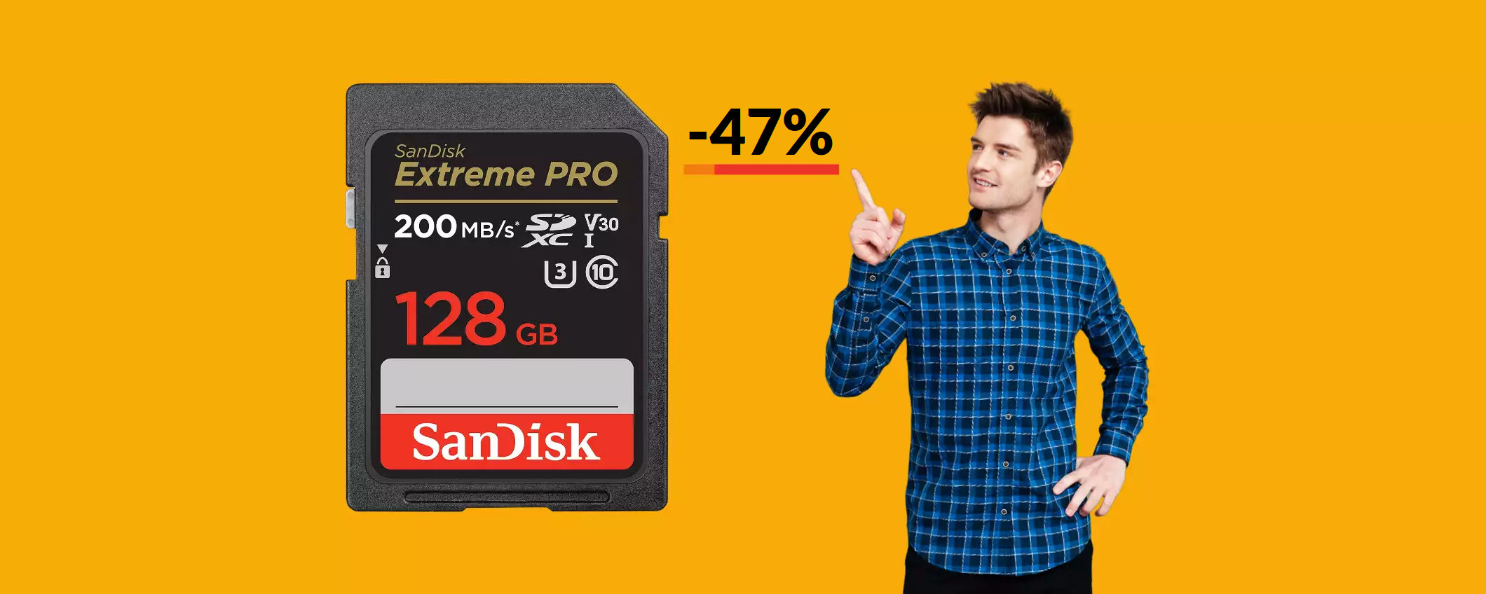 Scheda SD 128GB: veloce, resistente e SUPER scontata a 29€