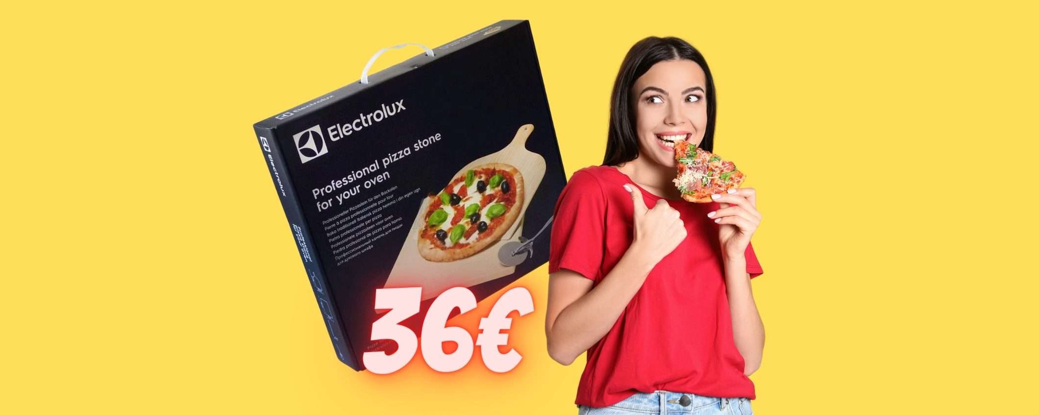 Set con pietra refrattaria per PIZZA BUONISSIMA nel FORNO di CASA Set con pietra refrattaria per PIZZA BUONISSIMA nel FORNO di CASA