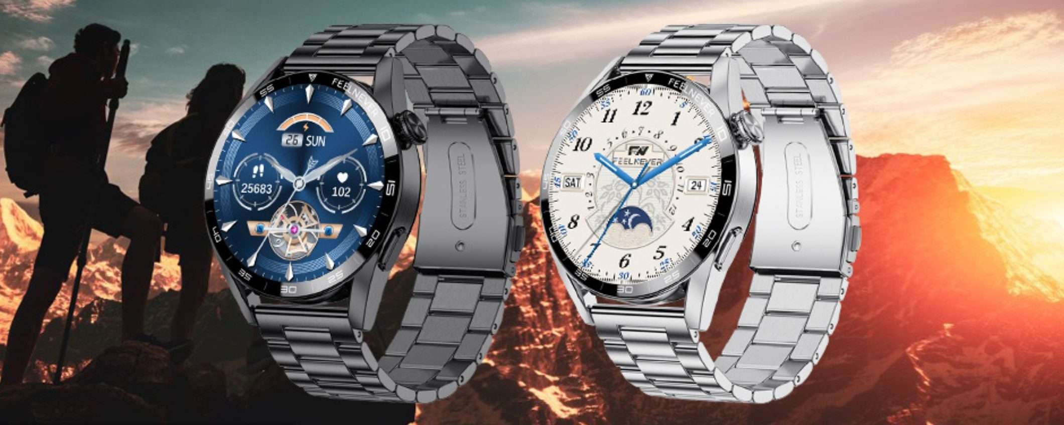 Smartwatch con cinturino in ACCIAIO a metà prezzo: LUSSO al polso con 29€ Smartwatch con cinturino in ACCIAIO a metà prezzo: LUSSO al polso con 29€