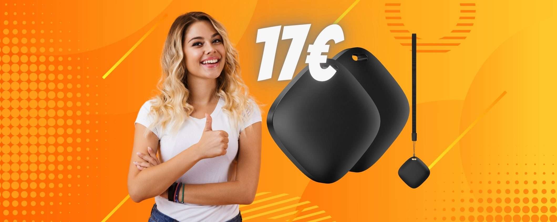 Solo 17€ per questi 2 localizzatori trova oggetti in OFFERTA su Amazon Solo 17€ per questi 2 localizzatori trova oggetti in OFFERTA su Amazon