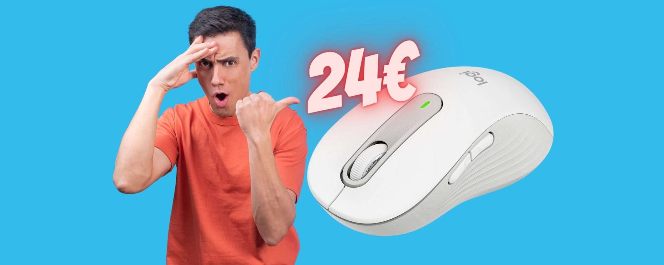 Solo 24€ per il FANTASTICO mouse wireless Logitech Signature M650