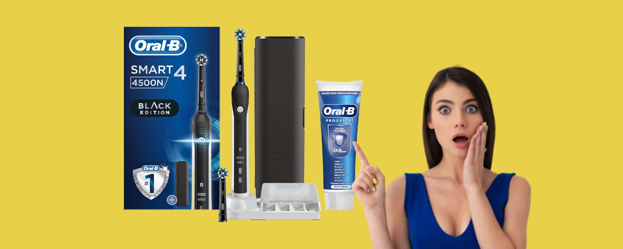 Spazzolino Oral-B Smart 4 in SUPER offerta su Amazon (-46%) Spazzolino Oral-B Smart 4 in SUPER offerta su Amazon (-46%)