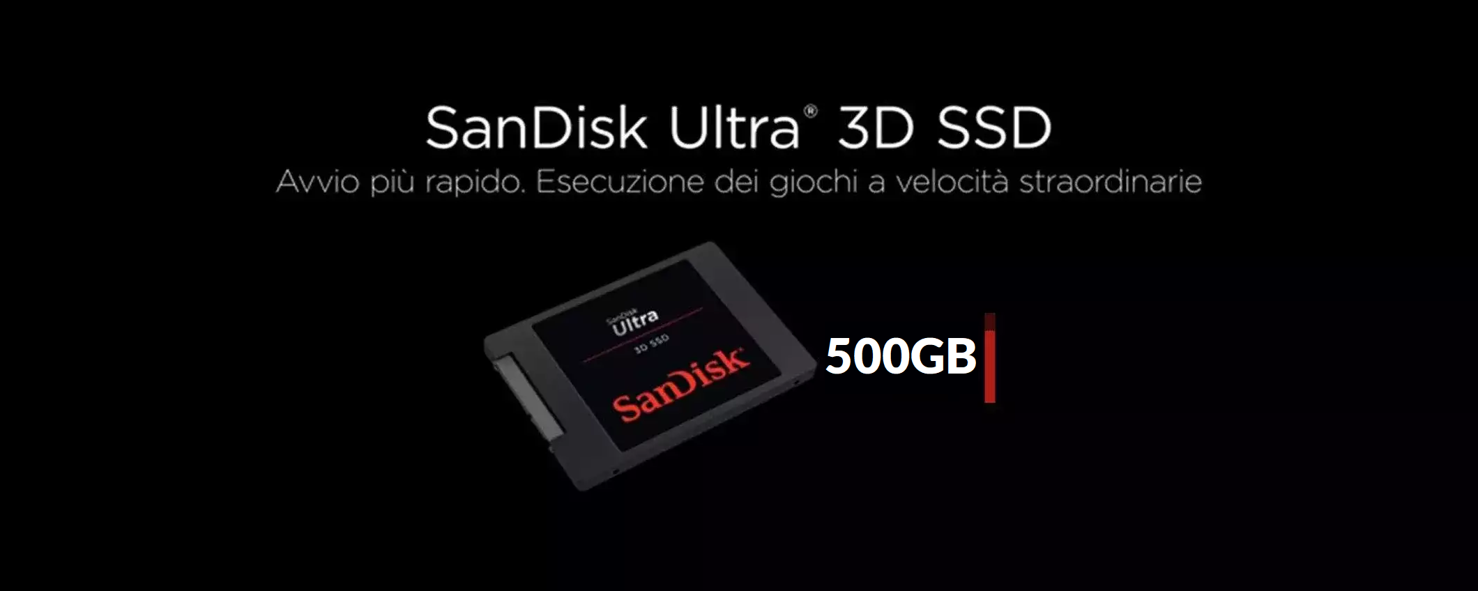 SSD 500GB SanDisk: con appena 62€ ti aggiudichi un PORTENTO SSD 500GB SanDisk: con appena 62€ ti aggiudichi un PORTENTO