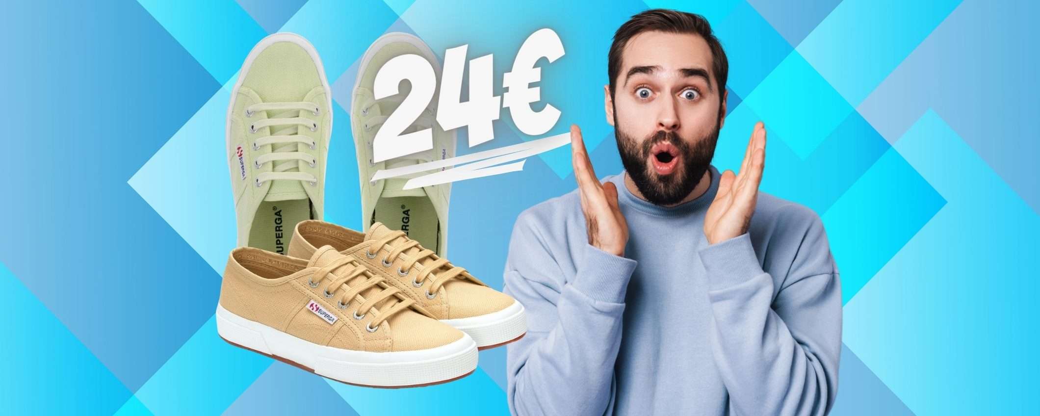 Superga: le splendide sneaker in tante colorazioni su eBay a 24€ Superga: le splendide sneaker in tante colorazioni su eBay a 24€