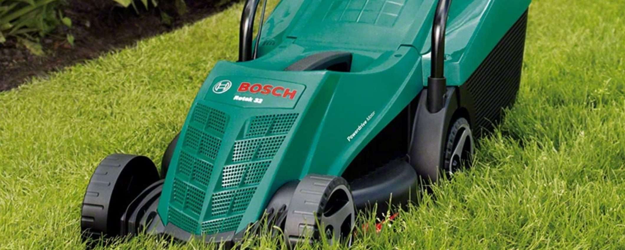 Bosch prezzo WOW: ottimo tagliaerba regolabile con cestello a 115€ (Amazon) Bosch prezzo WOW: ottimo tagliaerba regolabile con cestello a 115€ (Amazon)