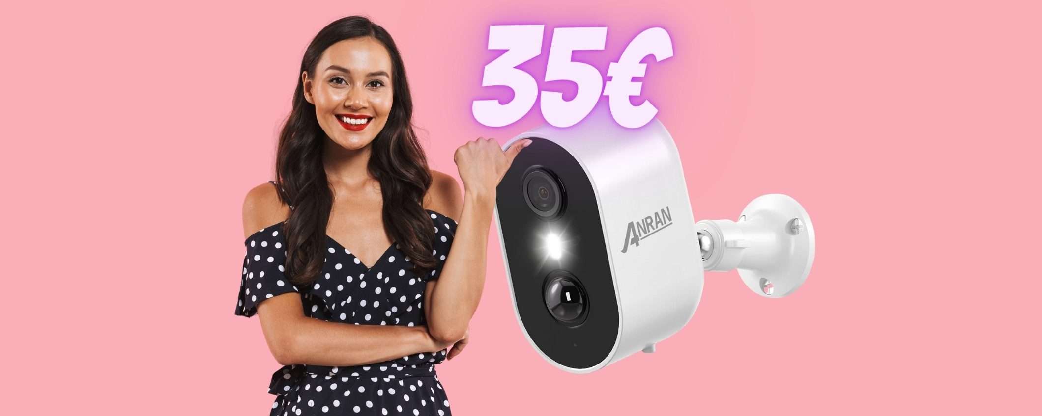 Telecamera WiFi 2K da esterno e visione notturna a 35€, una BOMBA Telecamera WiFi 2K da esterno e visione notturna a 35€, una BOMBA