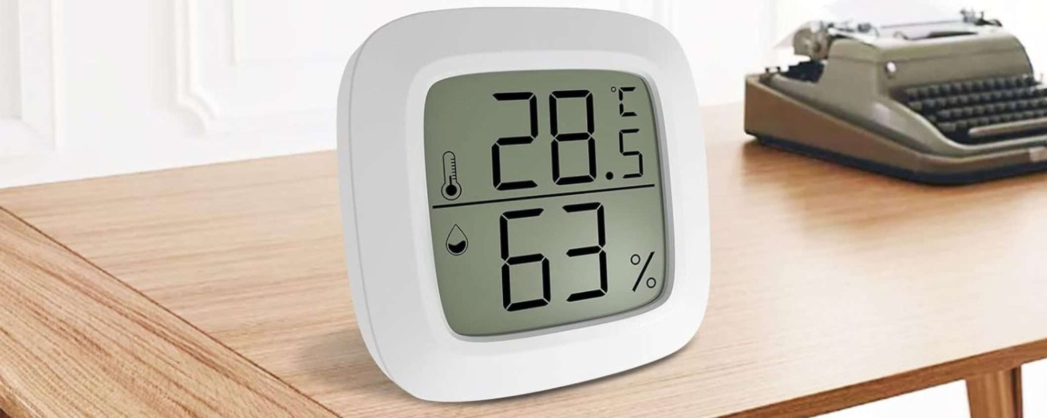Termometro igrometro digitale a 2,19€ su Amazon: sconto 51% in PROMO SCORTA Termometro igrometro digitale a 2,19€ su Amazon: sconto 51% in PROMO SCORTA