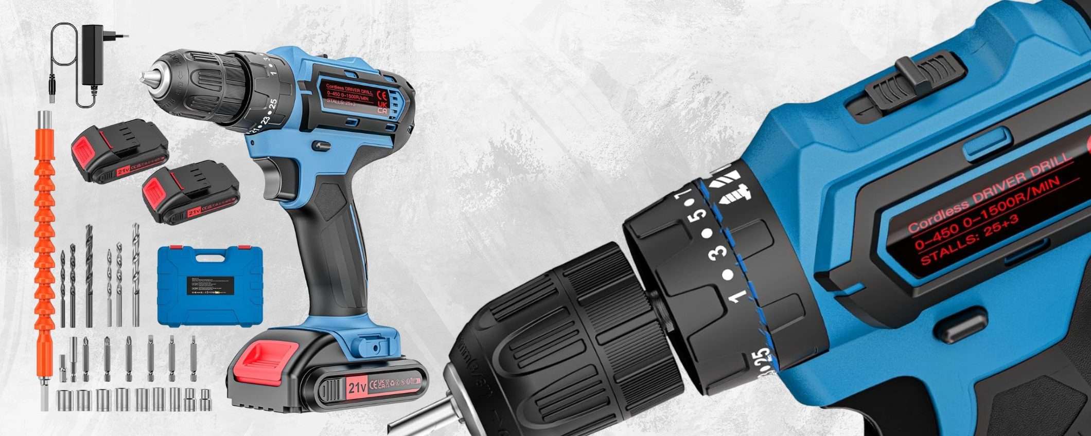 Trapano avvitatore con PERCUSSIONE: kit con 2 batterie a prezzo SHOCK (49€) Trapano avvitatore con PERCUSSIONE: kit con 2 batterie a prezzo SHOCK (49€)