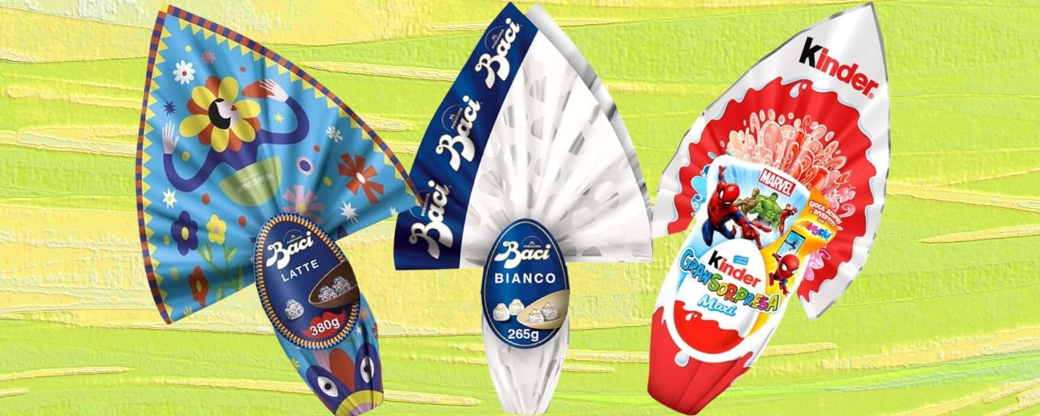 Uova di Pasqua Kinder e Baci Perugina: ULTIME ORE a prezzo WOW su Amazon