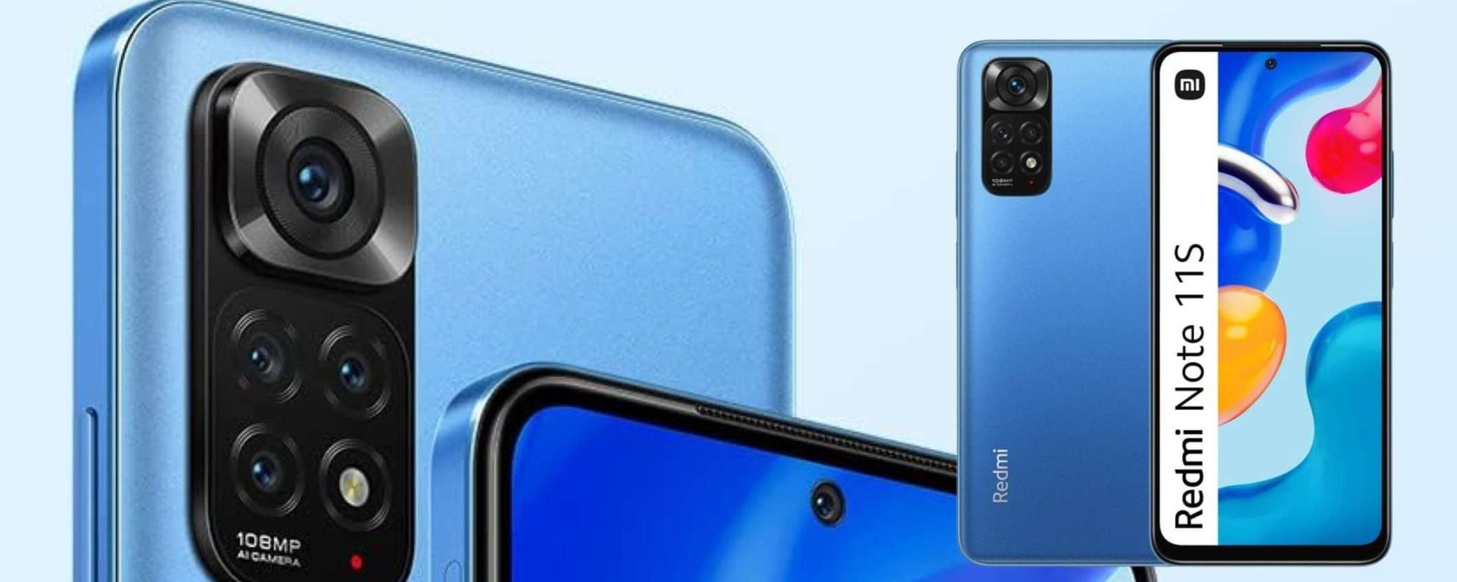 Xiaomi Redmi Note 11S a 136€ è DA PAZZI: 108MP, 128GB e AMOLED 90Hz (-54%) Xiaomi Redmi Note 11S a 136€ è DA PAZZI: 108MP, 128GB e AMOLED 90Hz (-54%)