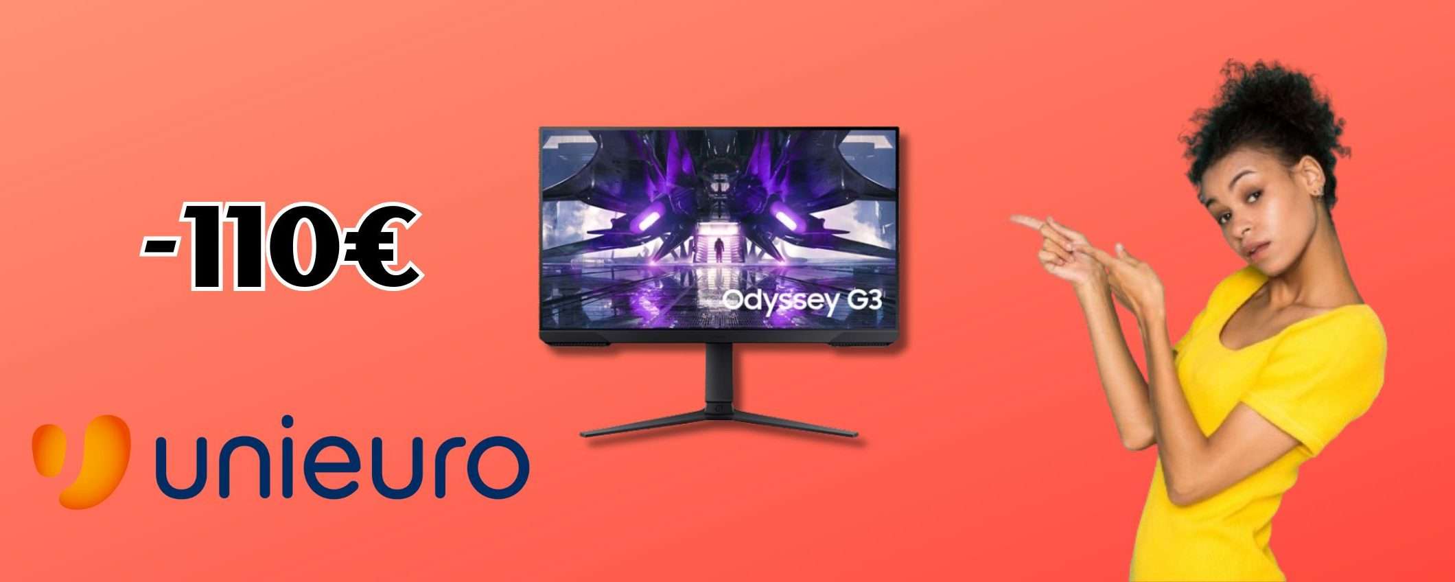 Unieuro SVENDE il monitor da GAMING Samsung da 27