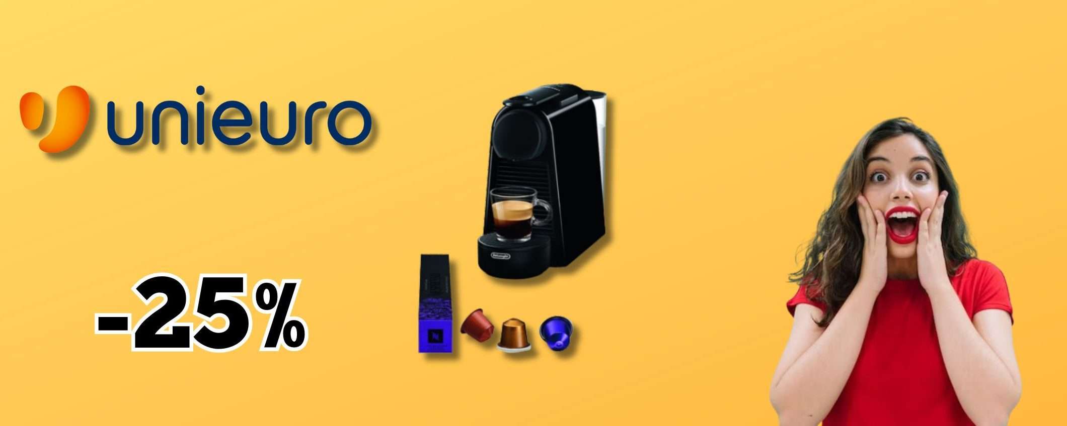 La macchina da caffè De'Longhi da Unieuro in 3 rate da 30 EURO La macchina da caffè De'Longhi da Unieuro in 3 rate da 30 EURO
