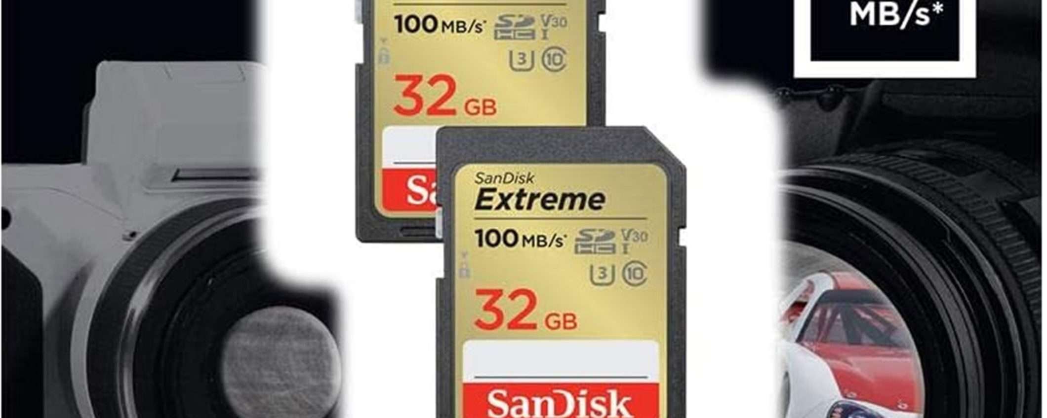 2 SD SanDisk Extreme da 32GB + RescuePRO Deluxe a soli 20€ su Amazon