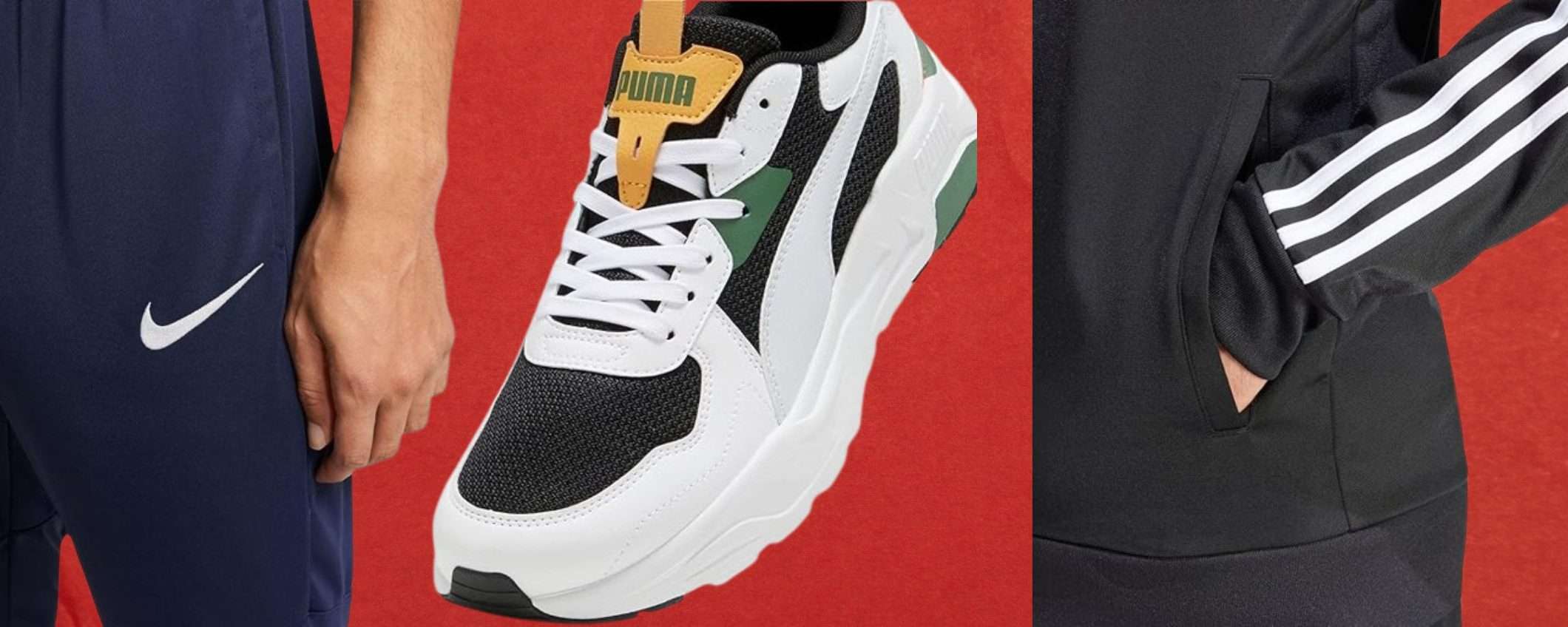 Adidas, Nike e Puma: è SVENDITA TOTALE su Amazon, mega sconti fino al 57%
