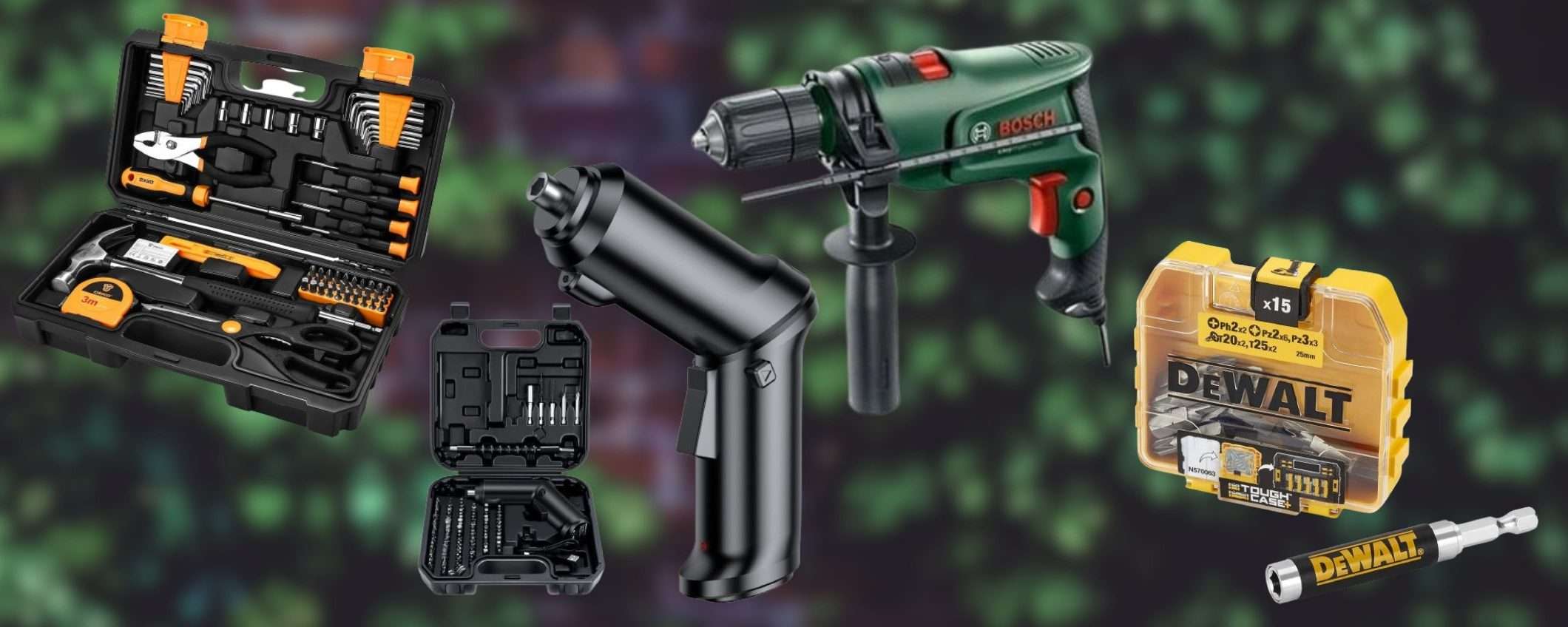 Ma quale Parkside, Amazon DOMINA: utensili per fai da te da 8€ a 39,99€