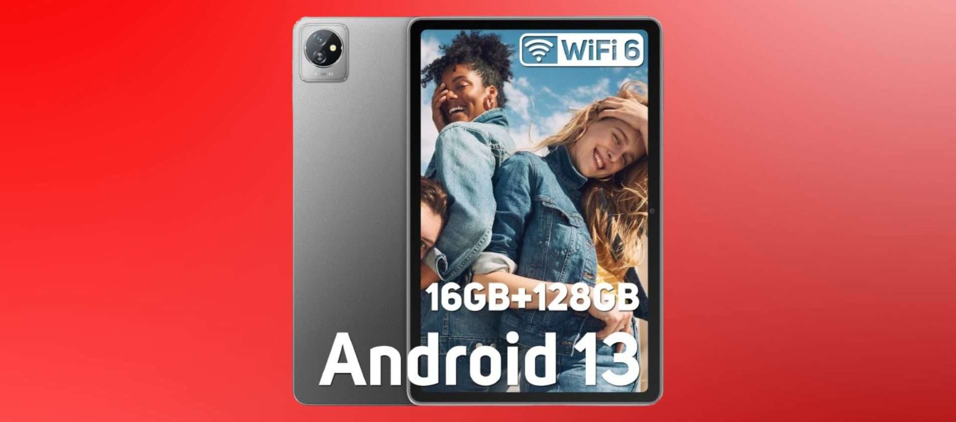 Tablet Android 13: con lo sconto del 67% lo paghi meno di 100€