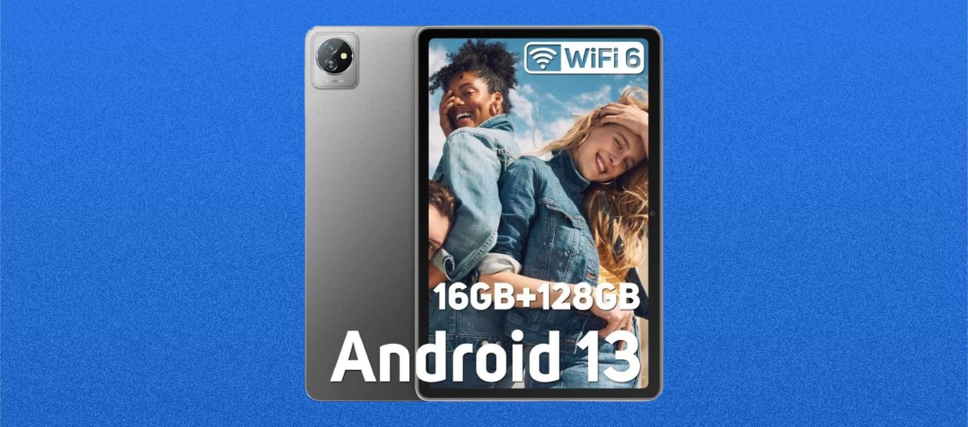 Tablet Android 13 Blackview: con la DOPPIA offerta lo paghi solo 99€