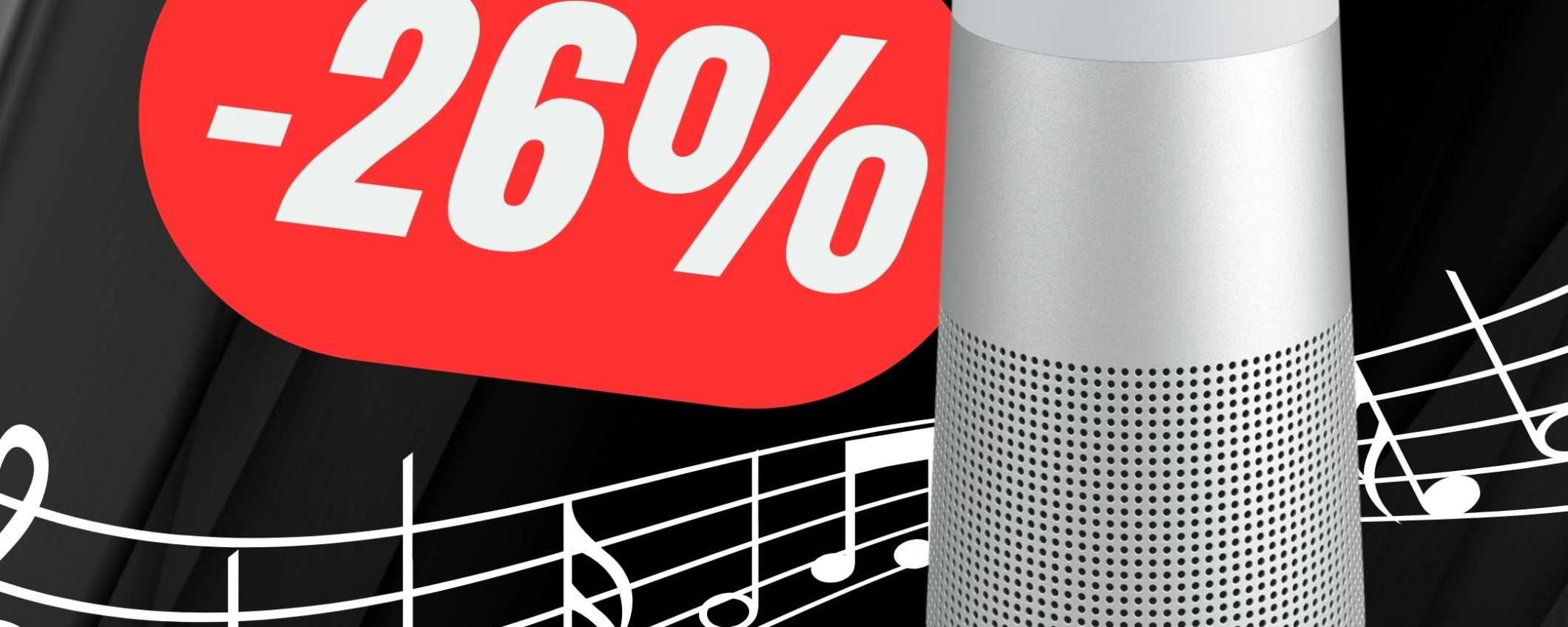 Musica ad ogni Angolo grazie alla Cassa Bluetooth a 360° di Bose! Musica ad ogni Angolo grazie alla Cassa Bluetooth a 360° di Bose!