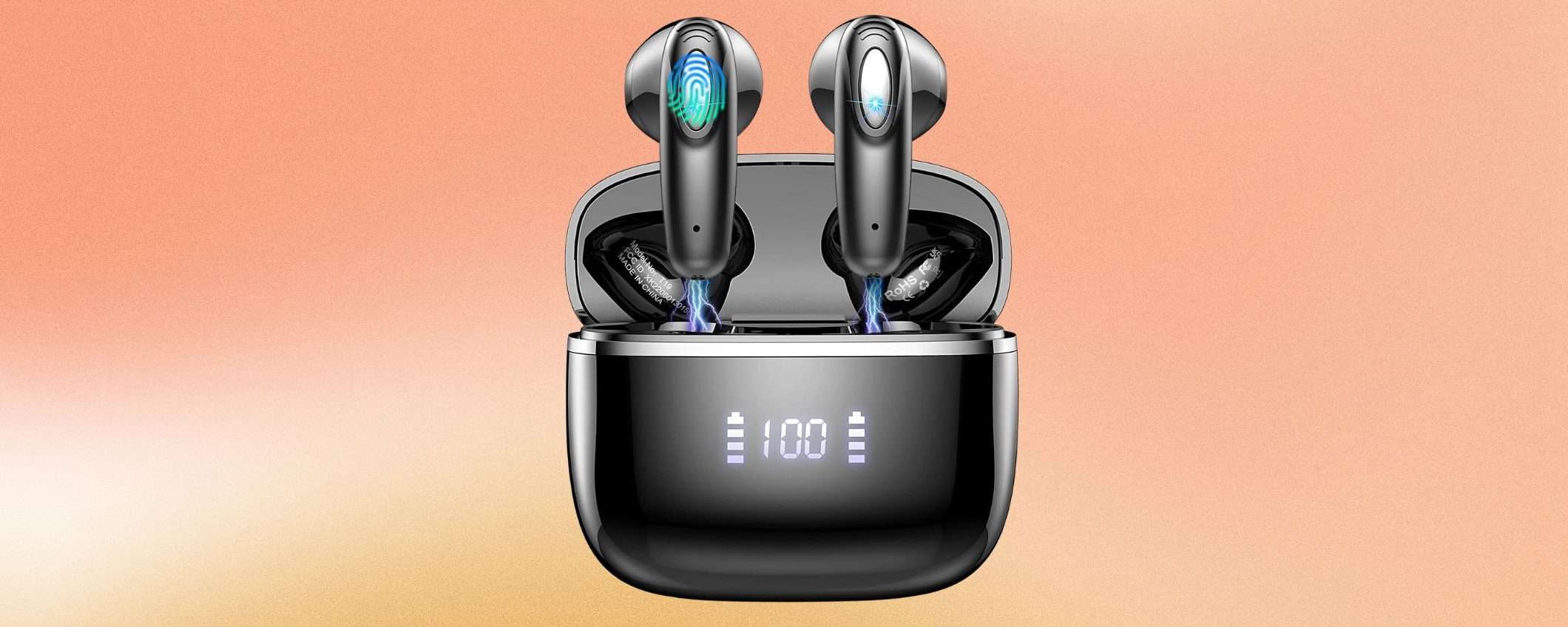 Cuffiette bluetooth a 20€: strepitoso DOPPIO SCONTO su Amazon (-67% + coupon) Cuffiette bluetooth a 20€: strepitoso DOPPIO SCONTO su Amazon (-67% + coupon)