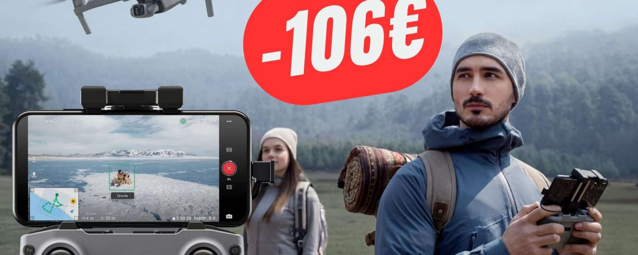 Prendi il volo con il DRONE DJI e risparmia 106€! Prendi il volo con il DRONE DJI e risparmia 106€!